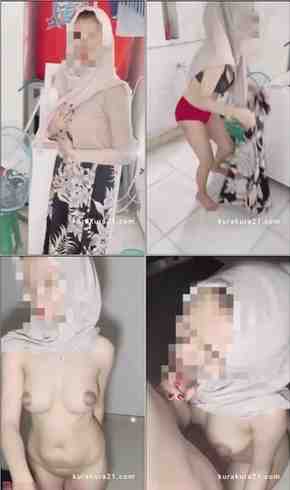 Background nonton video viral Bocil SMA Hijab Omek Mulus
