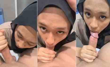 Bocil Hijab Doyan Spong Kntl Pacar Sendiri 